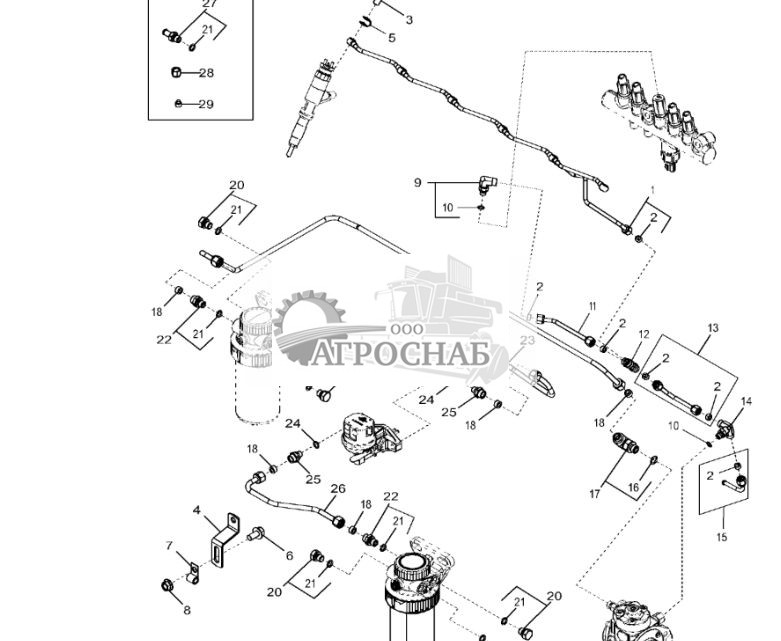6395 Топливопроводы низкого давления - ST303919 99.jpg